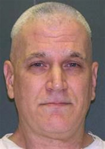 This undated handout photo provided by the Texas Department of Criminal Justice shows John David Battaglia. Enraged over his ex-wife going to police about his repeated harassment and likely arrest, Battaglia used a May 2001 visit with their two young daughters to avenge his anger. As their mother helplessly listened on the phone to one of the girls cries, he fatally shot them both at his Dallas apartment. On Wednesday, March 30, 2016, Battaglia is set for lethal injection for the slayings. (Texas Department of Criminal Justice via AP)