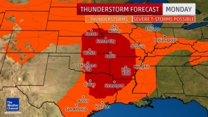 Image courtesy of the Weather Channel.