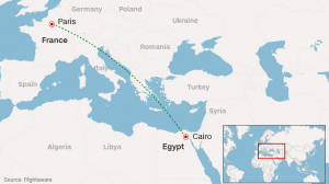 Image courtesy of CNN/Flightaware.com.