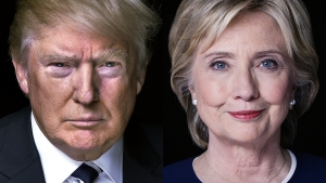 Presidential candidates Donald Trump and Hillary Clinton.