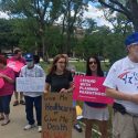 Protesters Call For Change Outside Congressman Pete Sessions Dallas Office
