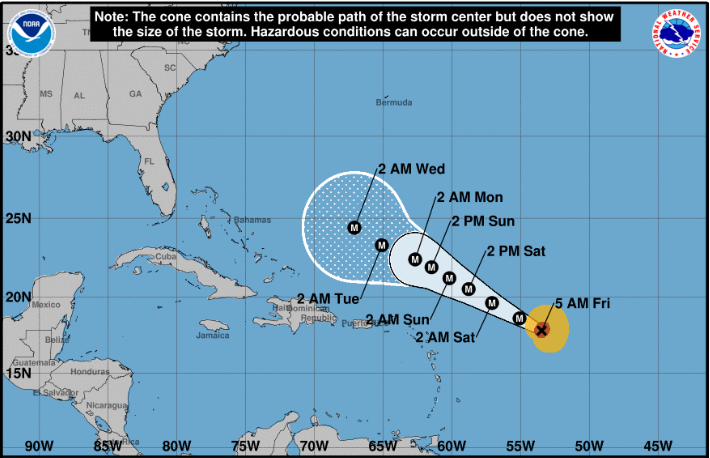 Category 5 Hurricane Lee Could Impact the US East Coast by Sunday ...